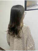 ブリーチ 10代 20代 イヤリングカラー オリーブベージュ