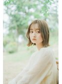 愛され透明感ナチュラルボブ