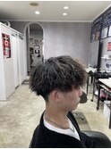 滋賀/南草津/メンズ美容室/波巻きツイストスパイラルパーマ