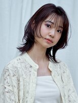 ピークアブー アヴェダ アトレ恵比寿(PEEK-A-BOO AVEDA) レイヤーミディアム/顔まわりレイヤー/くびれミディ/前髪あり
