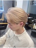 ホワイトメッシュ/ツイスト/ツイスパ/パーマ/メンズ/眉毛