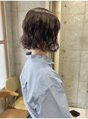 【RENA】コテ巻き風パーマ_ボブ