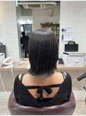 ぱつっとボブ 外ハネボブ