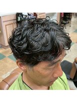 アポロカットステージ 相模大野店&nbsp;アップバング/ツーブロックパーマ<理容室>[メンズ/相模大野]