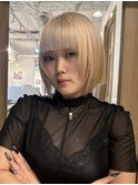 【LUAU records Osaka/arisa】ブロンドボブ
