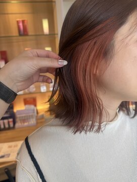 シダミノオ(sida MINOH) 【sida 池村】イヤリングカラー/オレンジカラー