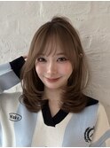 レイヤーカット 韓国ヘア 顔周りカット高島大登