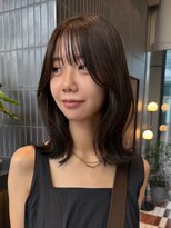 ノード(NODE)&nbsp;栄外ハネ大人女子柔らかミディアム髪型