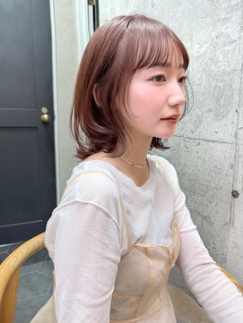 ガーデン 渋谷(GARDEN) ミディアムレイヤー　ブリーチなしカラー　ニュアンスカラー