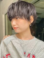 ロンド 表参道店(Lond)&nbsp;グランマッシュ/オリーブグレー/ショート/ヘイリーボブ/前髪