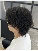 ツイスパ無造作パーマ