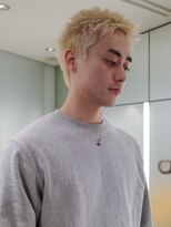 ラパンセヴェールメンズ 栄(LA PENSEE VERT MEN'S) 【Mitsui】ブロンドスパイキーショート