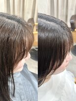 ユニル(unir)&nbsp;顔周りの酸性縮毛矯正で劇的ビフォーアフター！