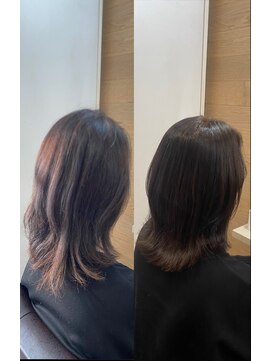 シルクレイ 新宿店(Silk-lei) 髪質改善でエイジング毛もナチュラルストレートに!