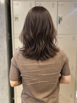 エインアンリー 明治神宮前(AIN.ANLY.) ミディアムパーマ、パーマゆるめ、ニュアンスパーマ、毛先パーマ