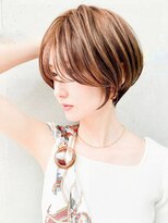 ロンドホットリップ 立川(Lond hot lip)&nbsp;ナチュラルショート/ショートボブ/顔周り/30代40代50代