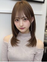 エル オオサカ 心斎橋店(L. OSAKA) ミルクブラウン/レイヤーカット/顔周りレイヤー/ボブカット
