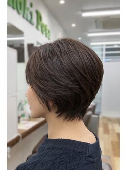 カット&カラー チョキペタ 布施店の写真/チョキペタは白髪染めが得意◎こだわりの薬剤とオーガニックカラーで、大人女性の髪を優しく彩ります。