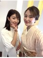 シュクレアミ 福島(sucre ami) アシスタント時代から可愛いがってくれていたお客様と。