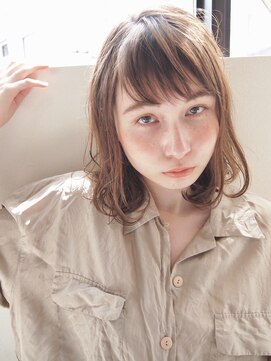 コス(kos) ハイトーンボブ*ジンジャーグレー