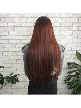 プライズ アイリス 池袋東口店(prize Iris) レッド/ダブルカラー/ツヤ髪ストレート　池袋　東