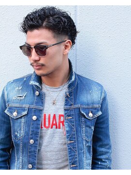 アイリーヘアデザイン(IRIE HAIR DESIGN) 【IRIE HAIR赤坂】ワイルドアップバング×くせ毛風パーマ