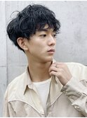 MEN'S HAIR ビジネスマンにもツーブロックに寝癖ゆるパーマ
