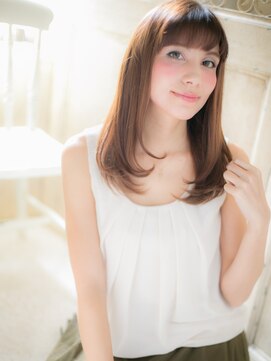 モッズ ヘア 福岡姪浜店(mod's hair) *mod's姪浜*…ナチュラル感♪前下がりワンカールセミディd