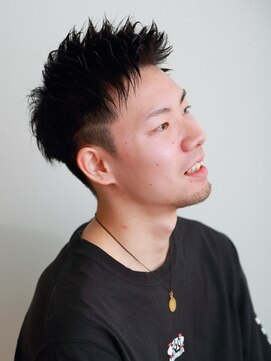 ヘアーフロス(HAIR FLOS) MEN'S HAIR☆ツーブロックかき上げショート