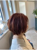大人かわいいショートボブ
