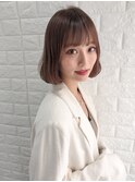 小顔に見えるミニボブ☆