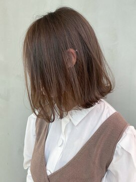 アルバム 銀座(ALBUM GINZA) ミルクティーベージュ_オリーブカラーハイライトカラー_ba306323