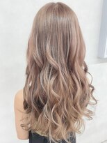 ユッカ エハ 豊中(YUCCA eha)&nbsp;【eha 山本】柔らか艶感大人 ミルキーベージュ