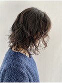 wave perm ×  ash beige