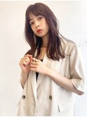 〇クアンクヘア 韓国レイヤー シースルーバング