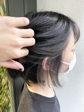 マーシュ(marshu) 【marshu OSAKA 辰己Style】インナーカラー×シルバーグレー