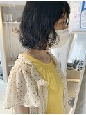 【三ツ井純】大人可愛いほつれパーマ ウェットヘア 毛先パーマ