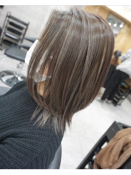 ヘアテリア リュウ 大塚(hair teria ryu) コントラストハイライトグレージュ