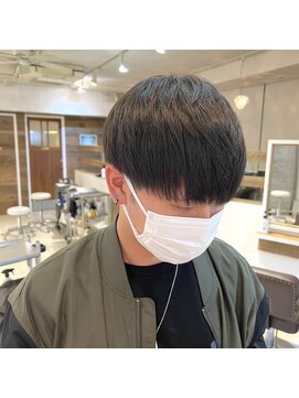 センスヘア(SENSE Hair) ラインを残した重ためマッシュ!