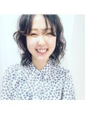 【松戸 藤原】シースルーバングミディアムウェーブ
