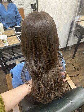 オロ(ORO) 【ORO】色持ち◎赤み消しブラウンカラー☆　浅見