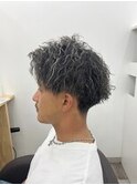 ツーブロックマッシュツイストスパイラルパーマ　[稲毛/稲毛駅]