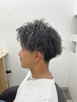 美容室 リズヘアー 稲毛店(Riz hair) ツーブロックマッシュツイストスパイラルパーマ　[稲毛/稲毛駅]