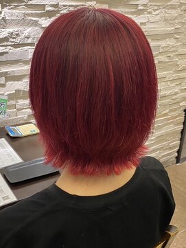 ヘアークリアー 春日部 チェリーレッド/個性を出したい方にオススメ/色落ちも楽しめる◎
