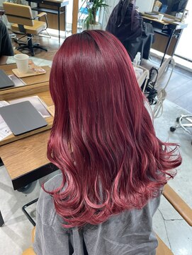 アヴァンスアンス 広島袋町店(AVANCE.ens) ダブルカラーとピンクカラー