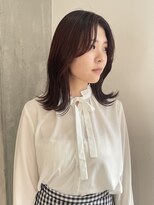 ヨーク(YOKE)&nbsp;【 YOKE 】ボルドーくびれヘア顔まわり小顔韓国