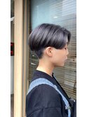 大人可愛いふんわりカールミストバング外国人風カラーブリーチ