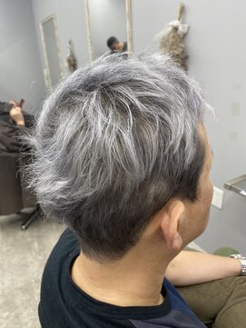 ヘアー アンド ビューティー ザ エフ 西尾店(Hair Beauty the F) メンズシルバー