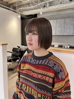 カフ(CAF)&nbsp;CAF FUKO ラベンダーグレーベージュ/フルバングボブ/大阪/心斎橋