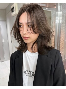 サイン 表参道(SIGN) 韓国ヘアイメチェンハッシュカット似合わせカットレッドブラウン